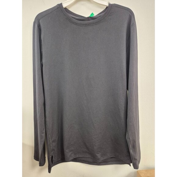 All In Motion Long Sleeve Recycled Polyester & Spandex Top SOFT black Size S - Picture 1 of 3
